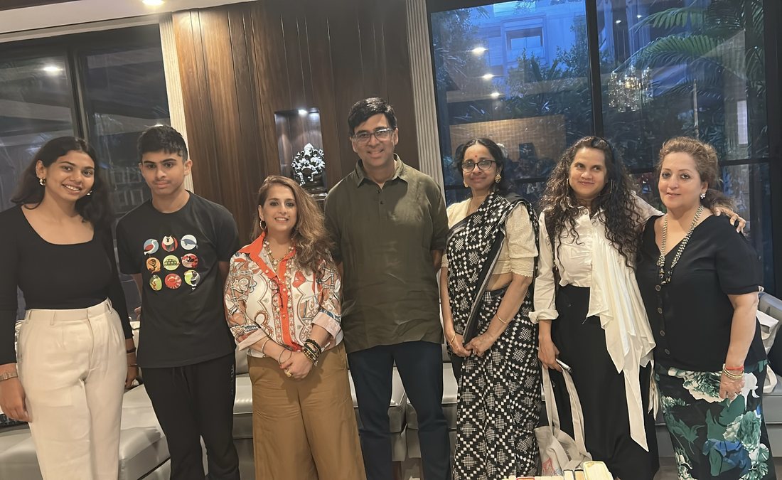 With Vishwanathan Anand